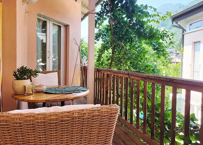 Traum Ferienwohnung Am Strand Im Tessin - Nur 3Km Von Ascona Oder Locarno Entfernt